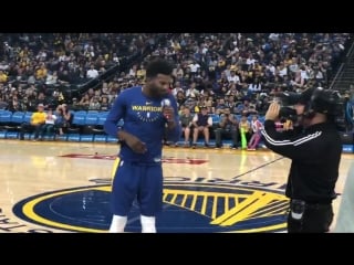 Here’s jordan bell who got out of rookie duties last year sings chris brown’s yo’ and almost proposes