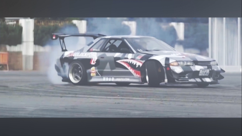 Drift vine | nissan skyline gtr r32 gao xuan tests before stage of d1gp china