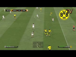 Pes2016 uel | borussia dortmund paok