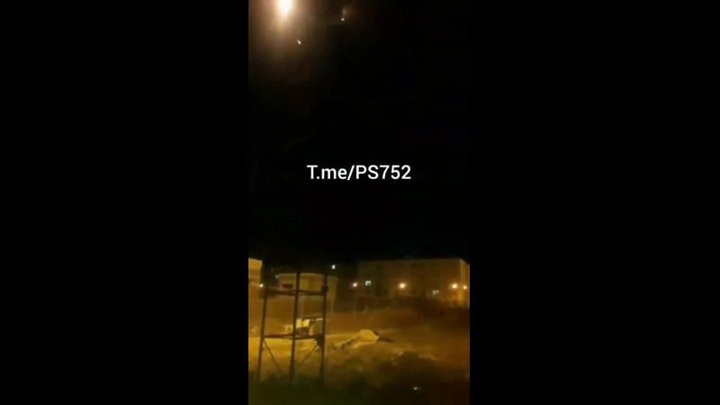Неподтвержденное видео попадание ракеты в украинский боинг
