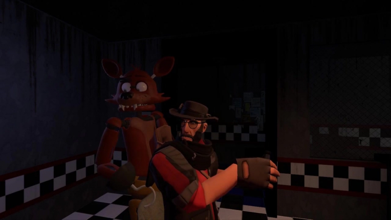 Дружелюбный фокси fnaf gmod animation