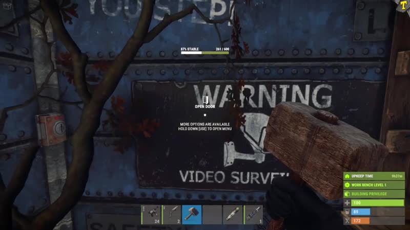 [porabola] rust мой м бункер из окон как выжить одному против кланов в раст