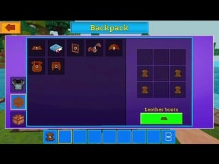 Realmcraft #gametutorials how to craft armor? (leather boots crafting)