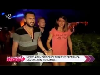 Turabi birinci olduktan sonra merve gözyaşlarına boğuldu