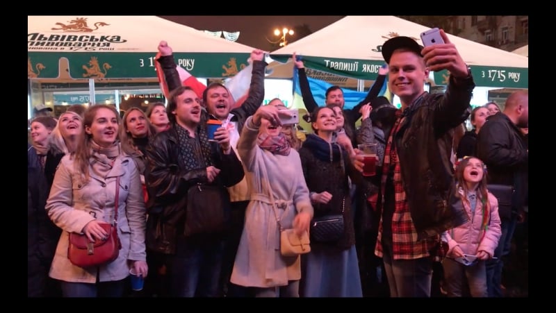 Як беларусы падтрымоўвалі naviband на эўравізіі