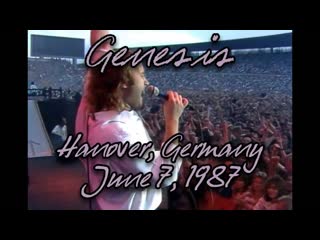 Genesis live hanover, germany june 7, 1987 (hd) invisible touch tour