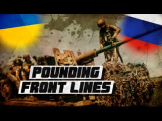 Ukrainian military compulsively pound southern front lines