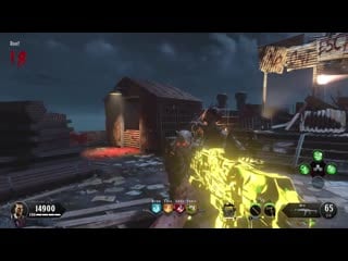 Any gold weapon plus an attuned spectral shield cause a camo lightshow black ops 4 zombies