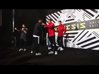 Ander herrera and jesse lingard at the adidasfootball nemeziz launch