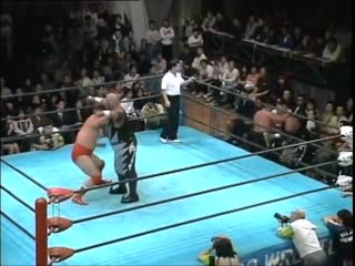 Toshiaki kawada/akira taue vs headhunter a/headhunter b [finish]