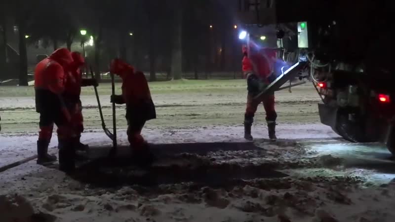 Укладка асфальта