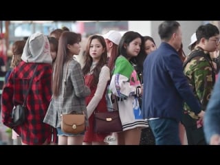 [fancam] 171028 wjsn airoport incheon heading to manila @ cosmic girls