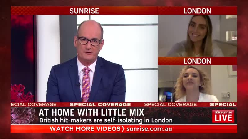 We caught up with @littlemix’s perrie and jade from self isolation in the uk! the group ha