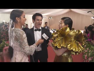 Awkwafina on going to her first met gala | met gala 2019 with liza koshy | vogue