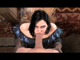 Yennefer sucks a big white dick sound