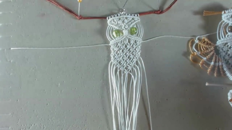 Diy tuto fr hibou en macramé