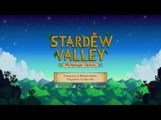 Stardew valley multiplayer update trailer & release date