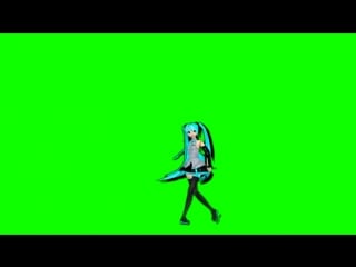 Anime dance green screen chroma key yda4atv футаж хромакей аниме танец