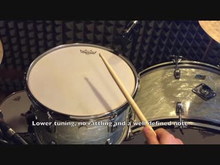 Checking and recutting bearing edges on a 70s ludwig tom sound file yourdrums