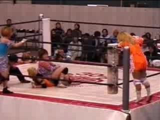 2 nanae takahashi, momoe nakanishi vs tomiko morii, miyuki