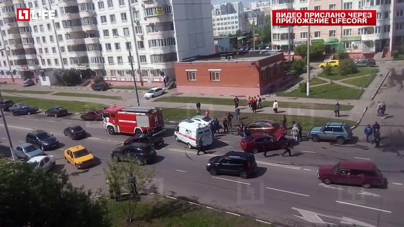 Крупное дтп произошло на юго западе москвы, есть пострадавшие