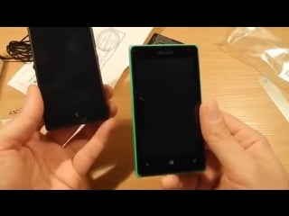 Lumia 435 распакоа
