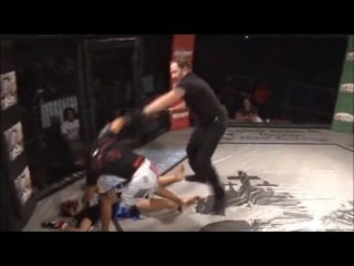 Vicious female mma knockout alida gray delivers brutal ko punch to soannia