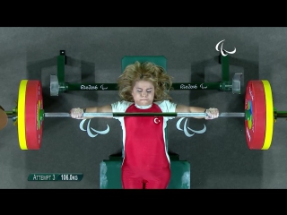 Turkey national weightlifter nazmiye muratlı 2016 gold medal in rio paralympic