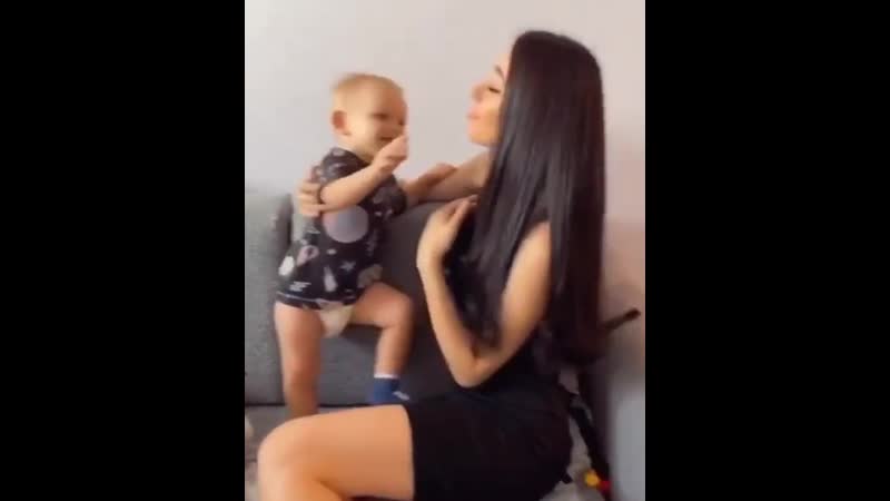 Алена саина с сыном 😊😄🔥