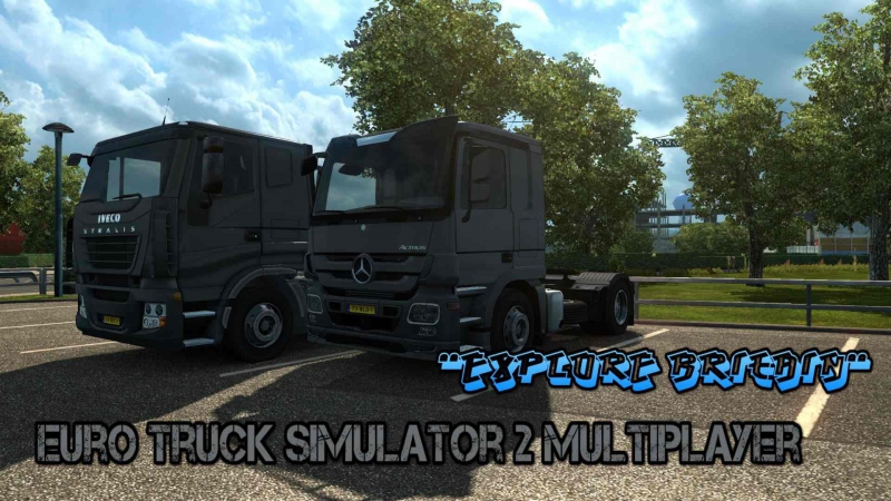 Multiplayer porn video – Euro truck simulator 2 multiplayer #2 "исследуем британию " let's play