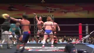 Akito, danshoku dino makoto oishi vs masa takanashi, michael nakazawa mikami (ddt )