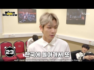 180615 exo's baekhyun @ !t live micon interview