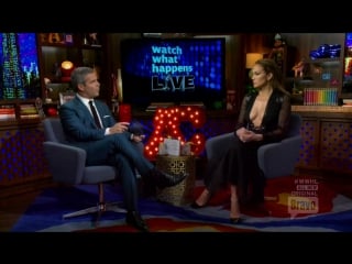 Jennifer lopez sexy watch what happens live (january, 2015)