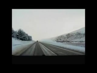 Chicane poppiholla (snow driving video)