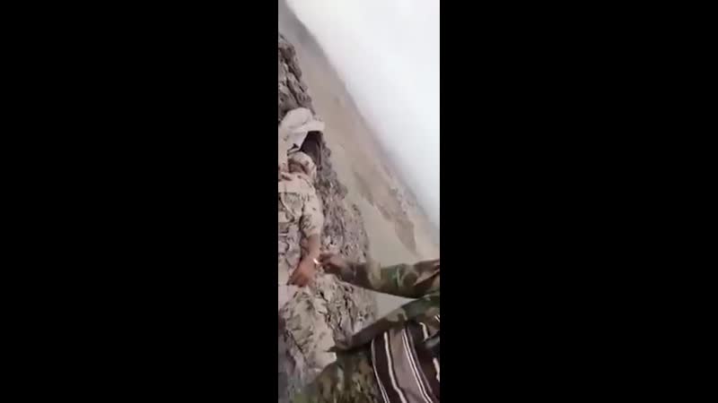جثث مليشيات الحوثي متناثره في جبال صرواح اليمن