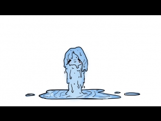 Девочка лужа(тестирование tv paint 10)