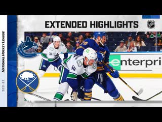 Vancouver canucks vs buffalo sabres oct 19, 2021 highlights