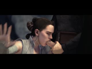 3d porn reys first lesson (star wars sex)