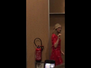 Candice accola going out of the panels bloodylust