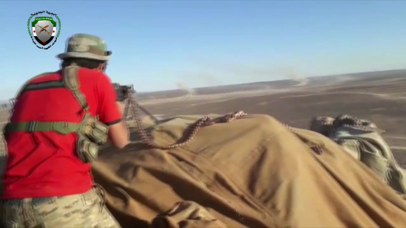 Боевики молодые оппозиции пытаются конторнаступать по границе сирии и иордании №1