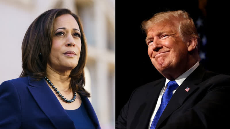 Donald trump vs kamala harris i made this!