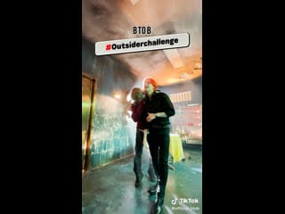 210901 eunkwang & minhyuk @ tiktok #outsiderchallenge