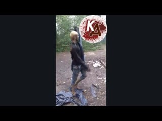 Любитель бега голышом