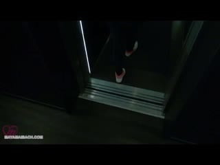 В полумраке публичный минет и ебля в