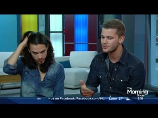 Jeremy irvine and jonny beauchamp interview at 'the morning show'