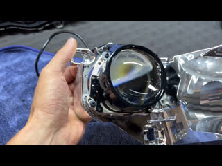 Toyota sienna замена линз на светодиодные expression