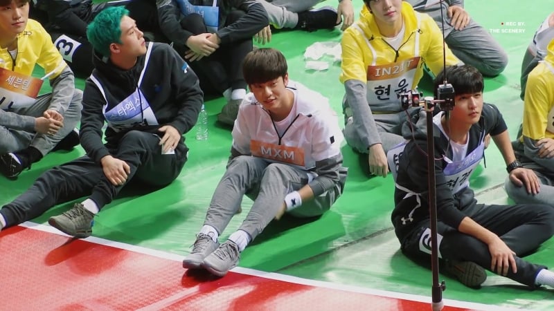 [fancam] 180115 아육대 mxm 김동현 60m 달리기 예선