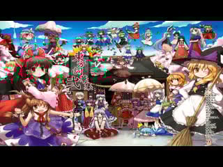 Touhou project morning in hakurei