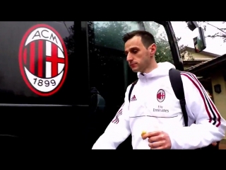 The rossoneri are on their way to genoa!