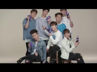 Behind the scenes shoot for poster, pepsi can labels and kakao emoticons